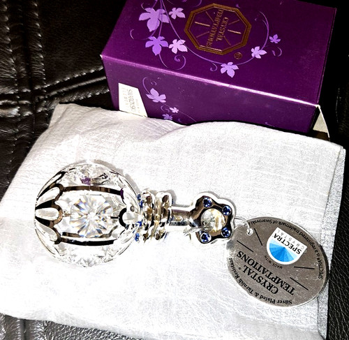 Silver plated with - with, blue