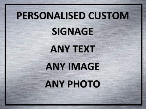 Personalised metal sign any - personalised,