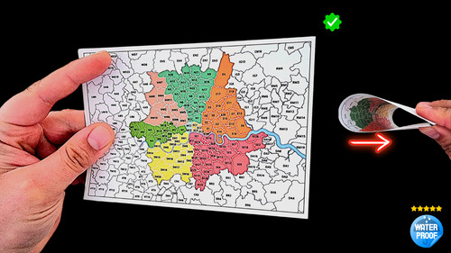 Postcode map london - map,