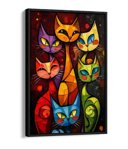 Cute colourful abstract group - abstract,