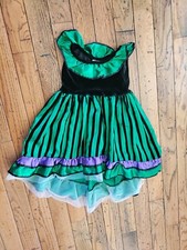 Purple, Green Fancy DRESS