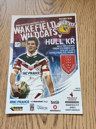 Wakefield wildcats hull kr - wildcats, v