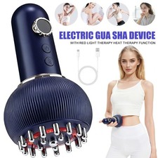 Electric Infrared Heat Cupping Massager Vacuum Suction Scraping Anti Cellulite