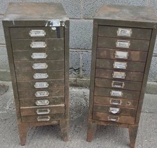 Pair Of  Stor All Steel 10
