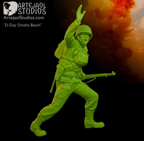 Ww2 soldier 16 unpainted - ,