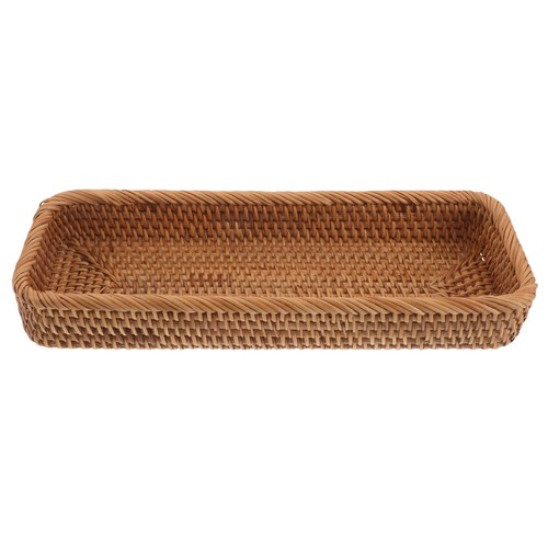 Rattan serving tray large - tray,