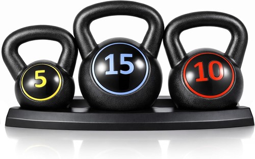 3pcs kettlebell set fitness - 3pcs,