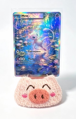 Mew handmade custom cards - **mew,