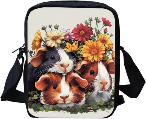 Guinea pig canvas crossbody - guinea,