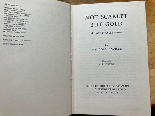 Not scarlet but gold - scarlet,