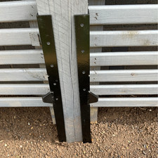 Angled fence post - angled, repair