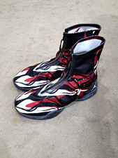 NIKE AIR JORDAN XX8 28 OAK HILL MEN'S 555109 011 BLACK WHITE RED Sz 11