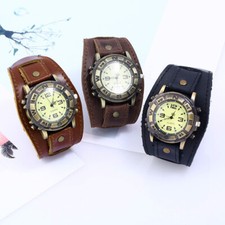 Mens Wide Genuine Leather