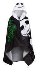 Nightmare Before Christmas Hooded Towel Poncho Beach Bath Towel Swimming Wrap