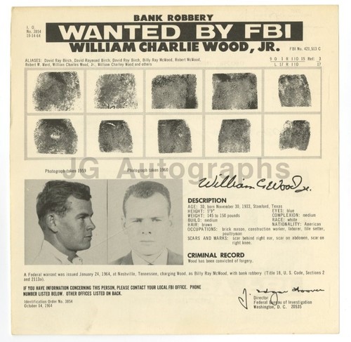 Fbi wanted notice william c - william,