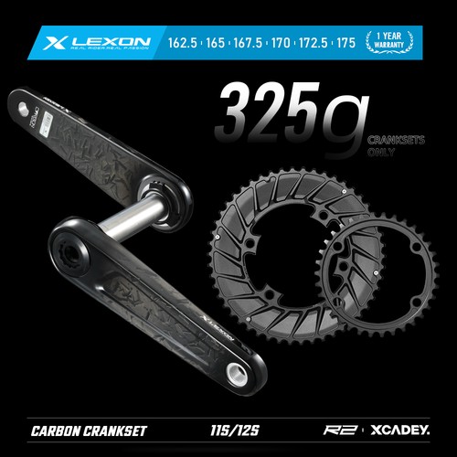 Lexon carbon crankset 325g - lexon,