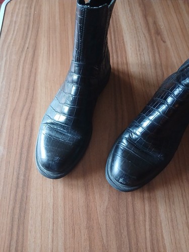 Ladies vagabond black croc - ladies,