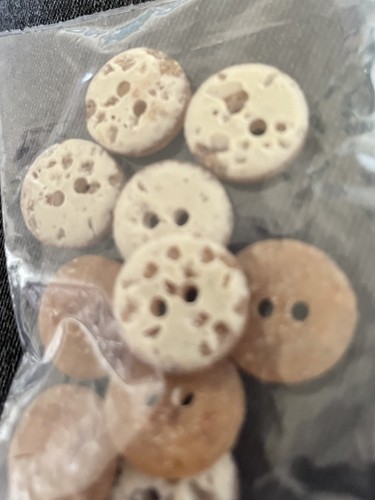 Unusual cream colour buttons - unusual,