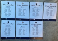 Millwall team sheets x7 all this season 2025/26