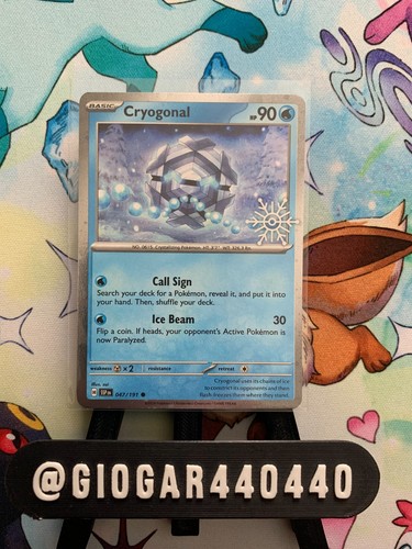 Pokemon tcg cryogonal - pokemon,