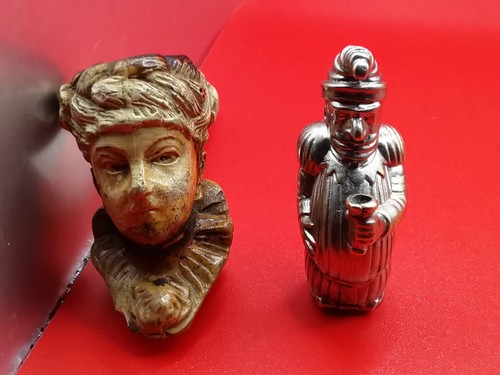 Vintage white metal - , vesta