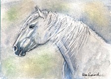 ACEO original watercolor -