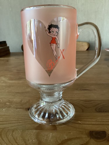 Betty boop glass mug - boop, tankard
