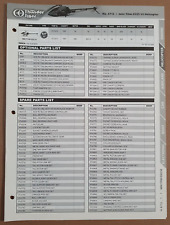 Thunder Tiger Mini Titan E325 V2 Helicopter Parts List and diagram sheet - RC -
