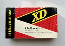 12 brand new Slazenger Challenge XD golf balls + 3  new Titleist PTS Solo So /Lo