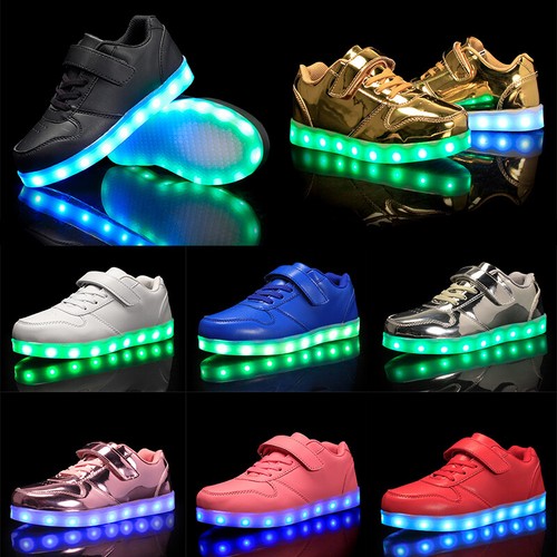 Boys girls led light shoes - girls,