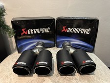 AWESOME Pair of 2 AKRAPOVIC