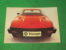 Triumph TR7 1976 12 page brochure