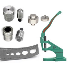 Green eyelet press - green, machine