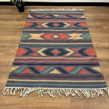 Kilim Blue Patterned Rug 180 X