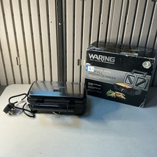 Waring WOSM2U Deep Filled 2 Sandwich Maker - Black/Silver - Brand New In Box