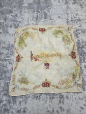 1940s Wartime King George VI Coronation Hankerchief