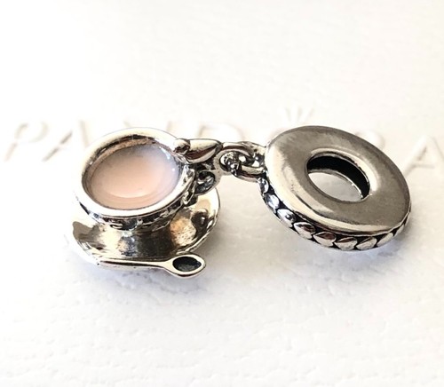 Pandora pink tea - pink, dangle