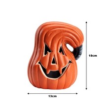 Halloween Large Pumpkin Led Lamp Ghost Face Jack-o-Lantern Home Party Decoration