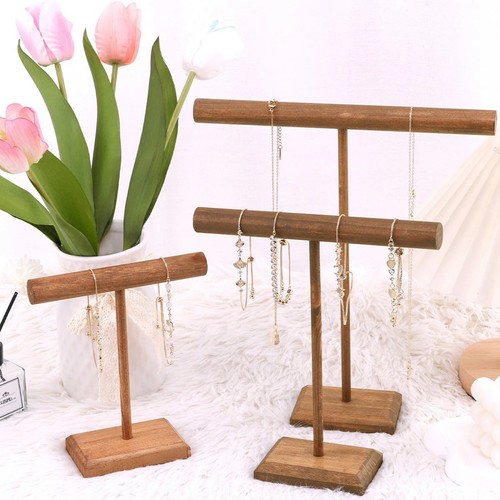 Wooden jewelry display stand - jewelry,