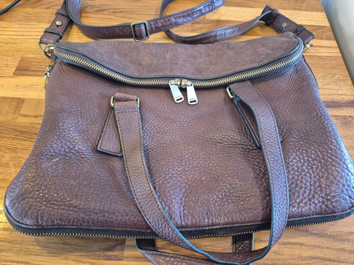 Fossil leather shoulder - leather,