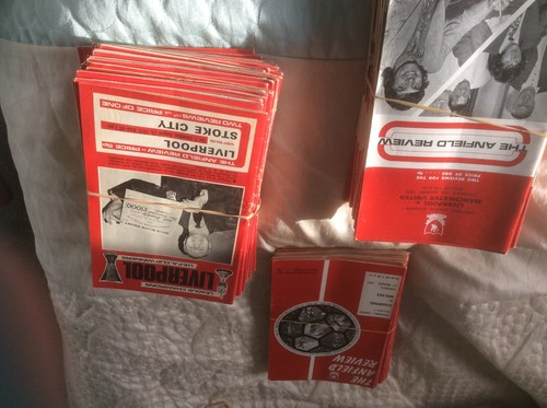 Liverpool home programmes 1971 - programmes,