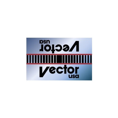 Vector bars decal - chrome-, old