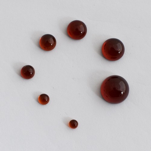 Hessonite garnet round - hessonite,