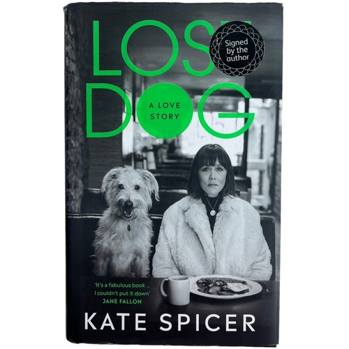 Signed book lost dog love - book,