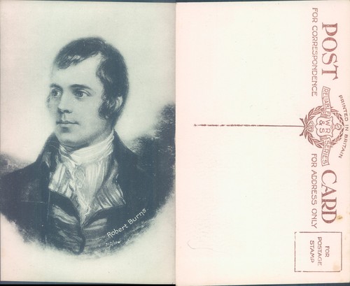Portrait robert burns - of,