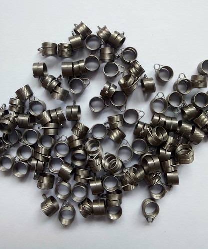 Double torsion spring eyes - spring, for