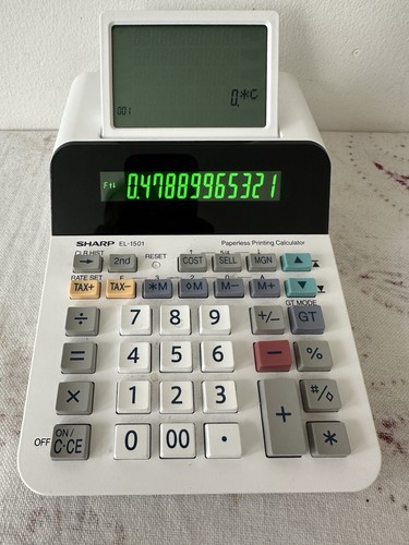 Sharp el1501 paperless - sharp,
