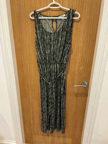 Halston green striped - , jumpsuit