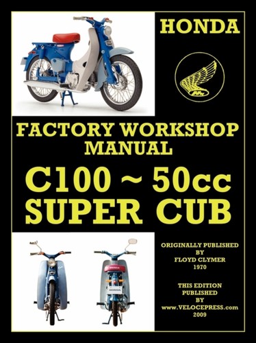 Clymer honda c100 workshop - c100,