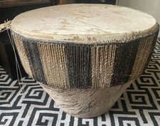 Vintage Large African Drum